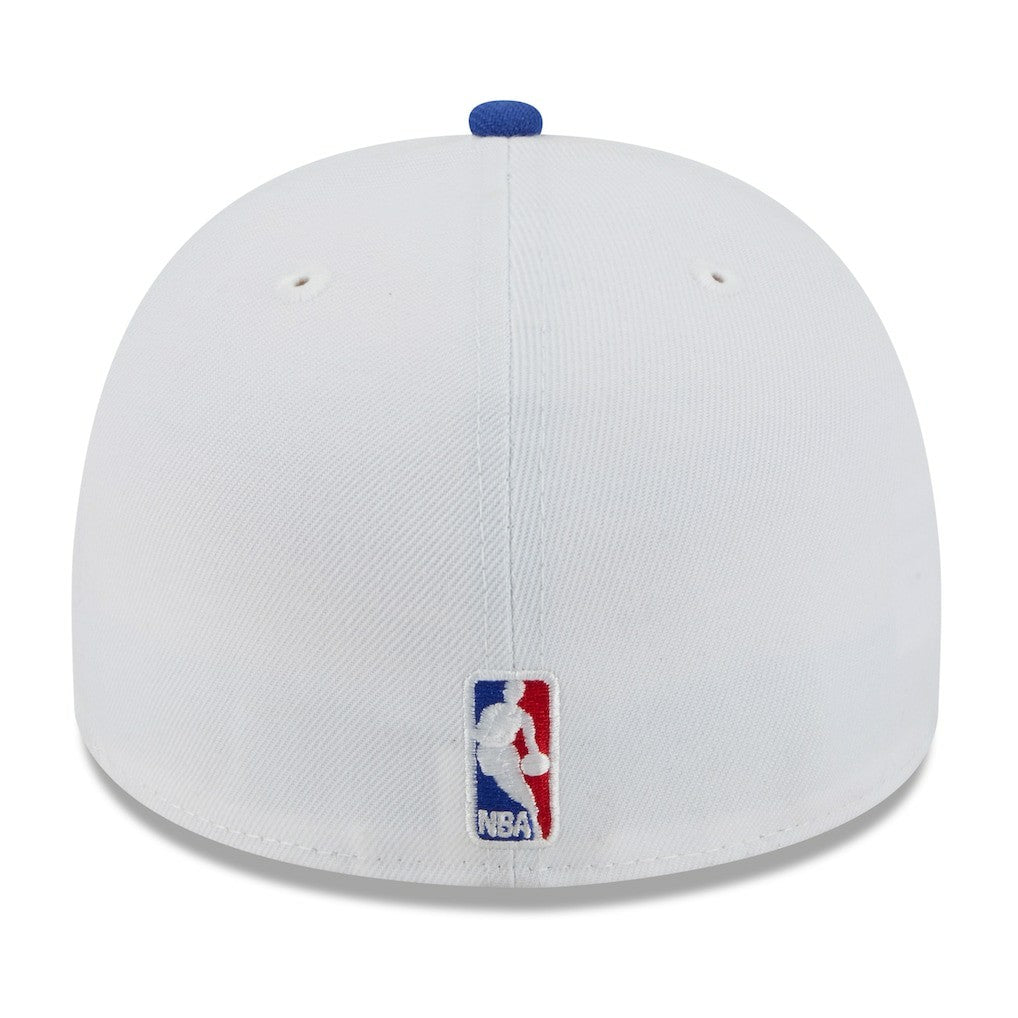 Philadelphia 76ers 2025 NBA Draft A-Frame 59FIFTY Fitted Hat White/Royal