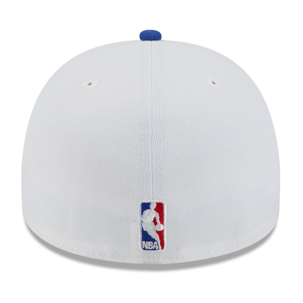 Philadelphia 76ers 2025 NBA Draft A-Frame 59FIFTY Fitted Hat White/Royal
