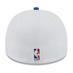 Philadelphia 76ers 2025 NBA Draft A-Frame 59FIFTY Fitted Hat White/Royal
