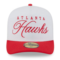 Atlanta Hawks 2025 NBA Draft A-Frame 59FIFTY Fitted Hat White/Red