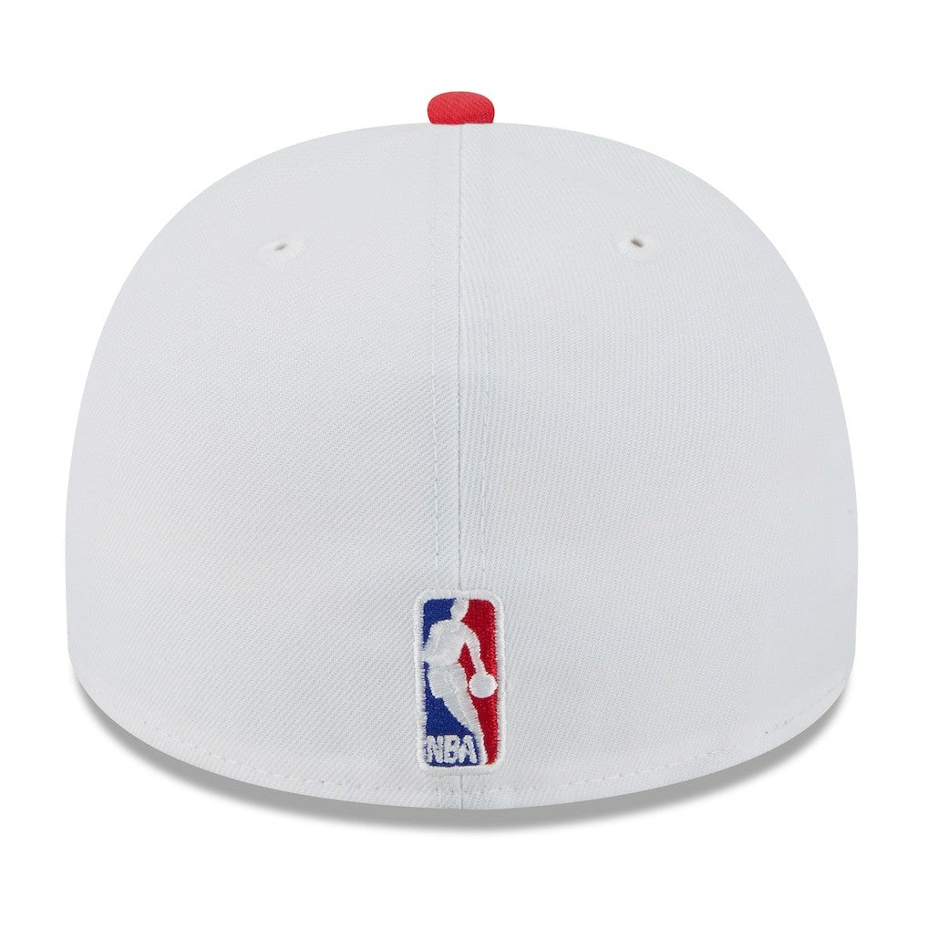 Atlanta Hawks 2025 NBA Draft A-Frame 59FIFTY Fitted Hat White/Red