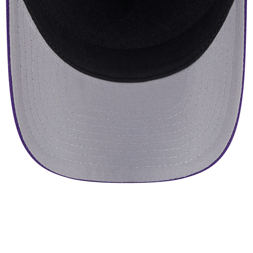 Los Angeles Lakers 2025 NBA Draft M-Crown A-Frame 9FORTY Adjustable Hat Purple