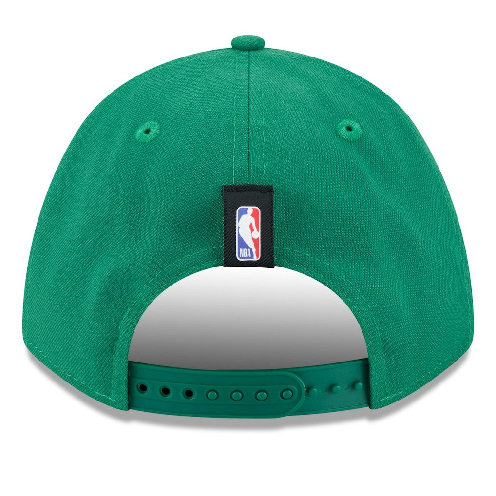Boston Celtics 2025 NBA Draft M-Crown A-Frame 9FORTY Adjustable Hat Kelly Green