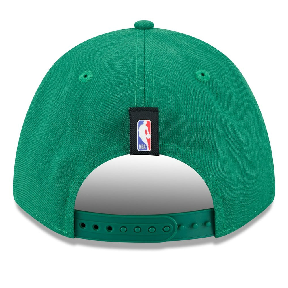 Boston Celtics 2025 NBA Draft M-Crown A-Frame 9FORTY Adjustable Hat Kelly Green