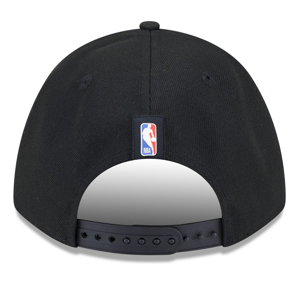 Miami Heat 2025 NBA Draft M-Crown A-Frame 9FORTY Adjustable Hat Black