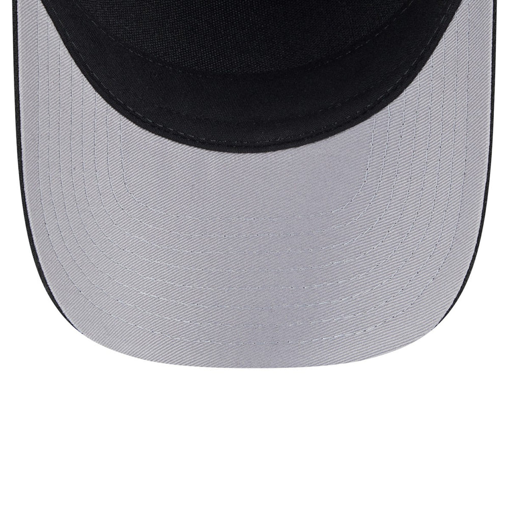 Miami Heat 2025 NBA Draft M-Crown A-Frame 9FORTY Adjustable Hat Black