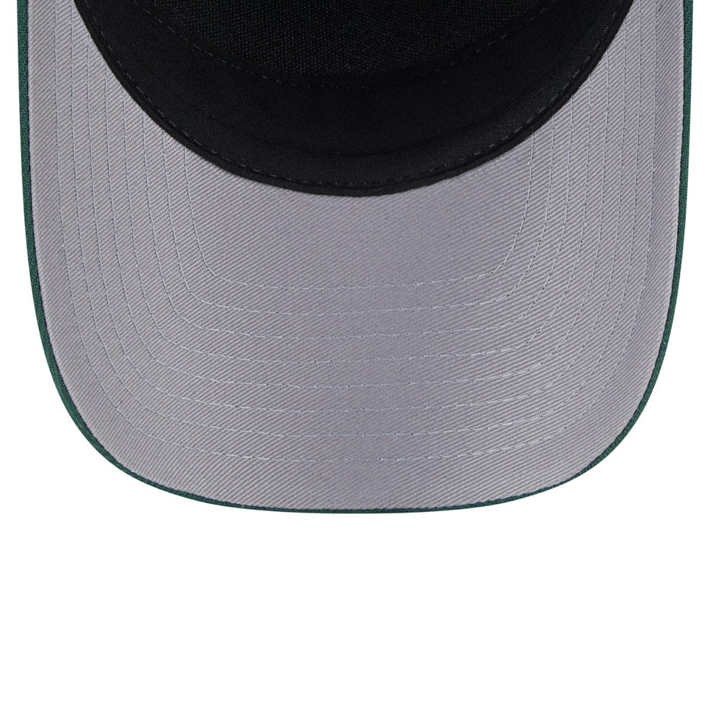 Milwaukee Bucks 2025 NBA Draft M-Crown A-Frame 9FORTY Adjustable Hat Hunter Green