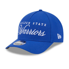 Golden State Warriors 2025 NBA Draft M-Crown A-Frame 9FORTY Adjustable Hat Royal