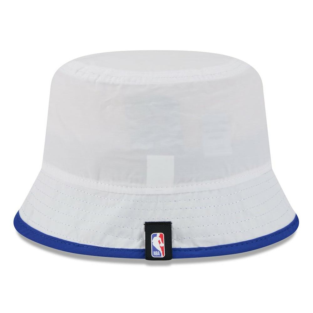 Golden State Warriors 2025 NBA Draft Nylon Bucket Hat White/Royal