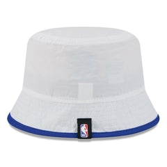 Golden State Warriors 2025 NBA Draft Nylon Bucket Hat White/Royal