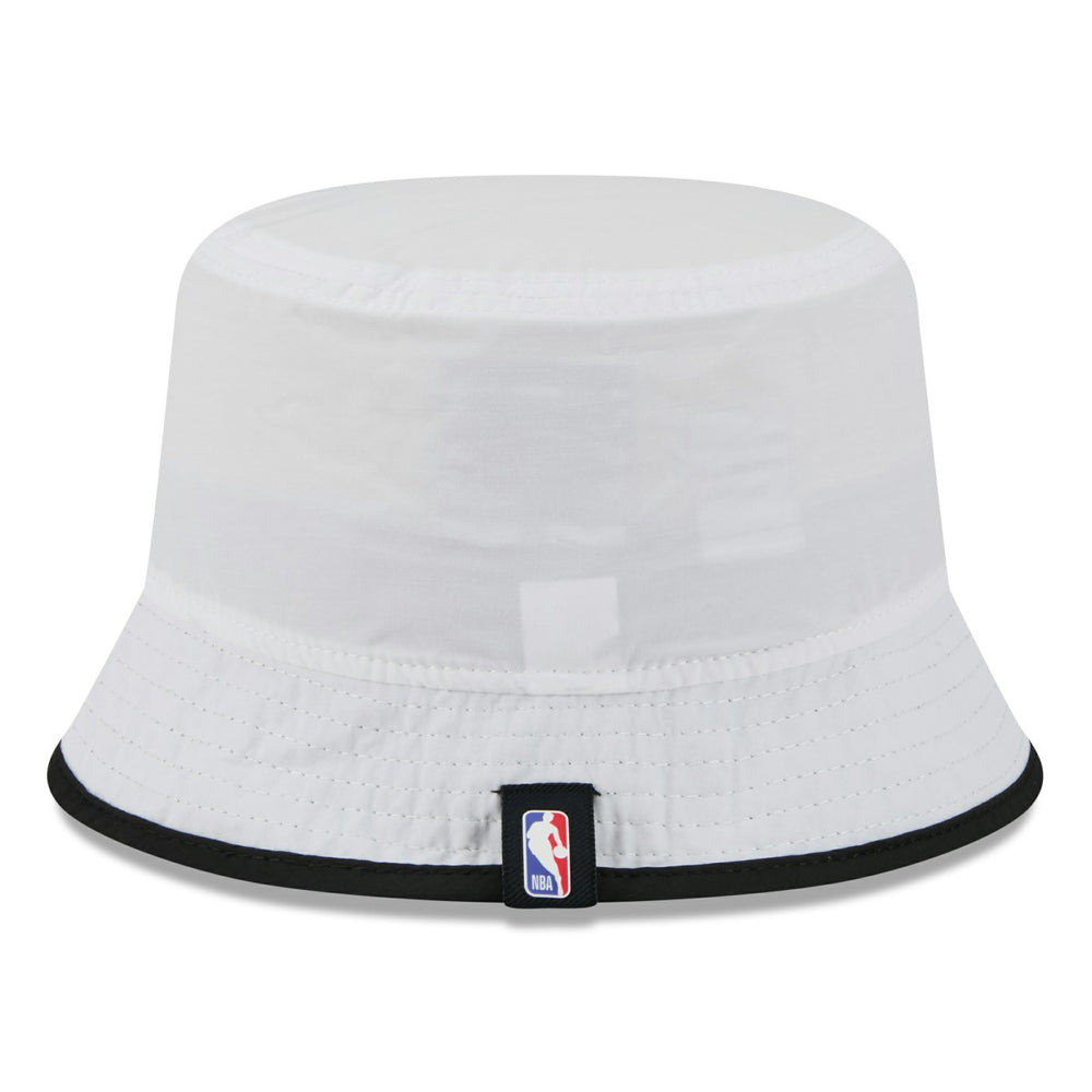 Miami Heat 2025 NBA Draft Nylon Bucket Hat White/Black