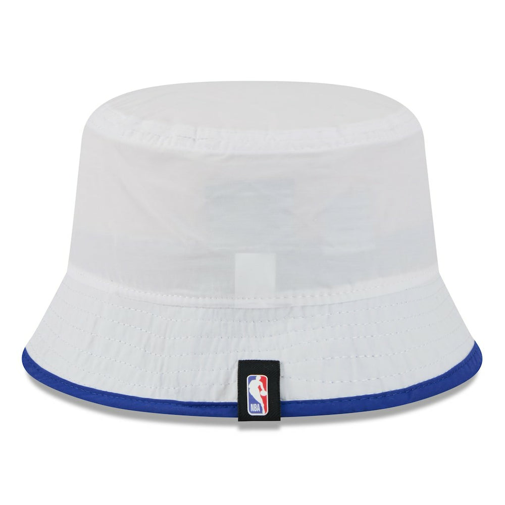Philadelphia 76ers 2025 NBA Draft Nylon Bucket Hat White/Royal