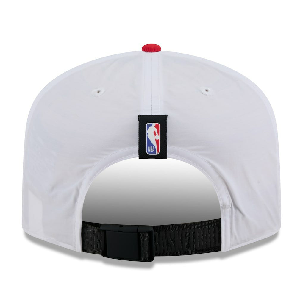 Houston Rockets 2025 NBA Draft On-Stage Nylon 19TWENTY Adjustable Hat White/Red