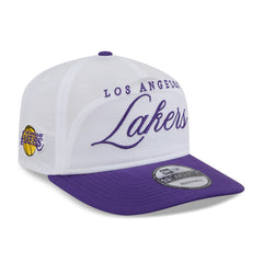 Los Angeles Lakers 2025 NBA Draft On-Stage Nylon 19TWENTY Adjustable Hat White/Purple