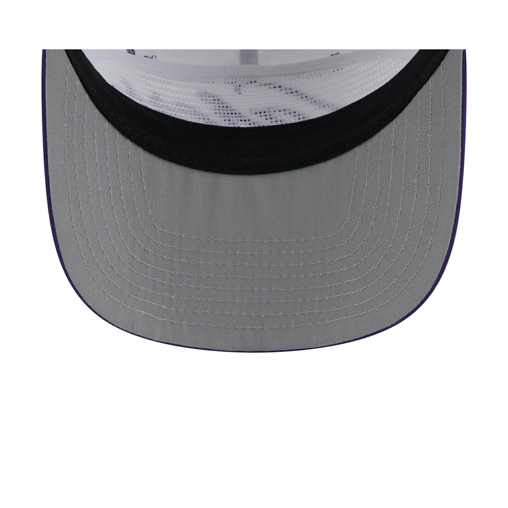 Los Angeles Lakers 2025 NBA Draft On-Stage Nylon 19TWENTY Adjustable Hat White/Purple