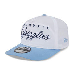 Memphis Grizzlies 2025 NBA Draft On-Stage Nylon 19TWENTY Adjustable Hat White/Light Blue
