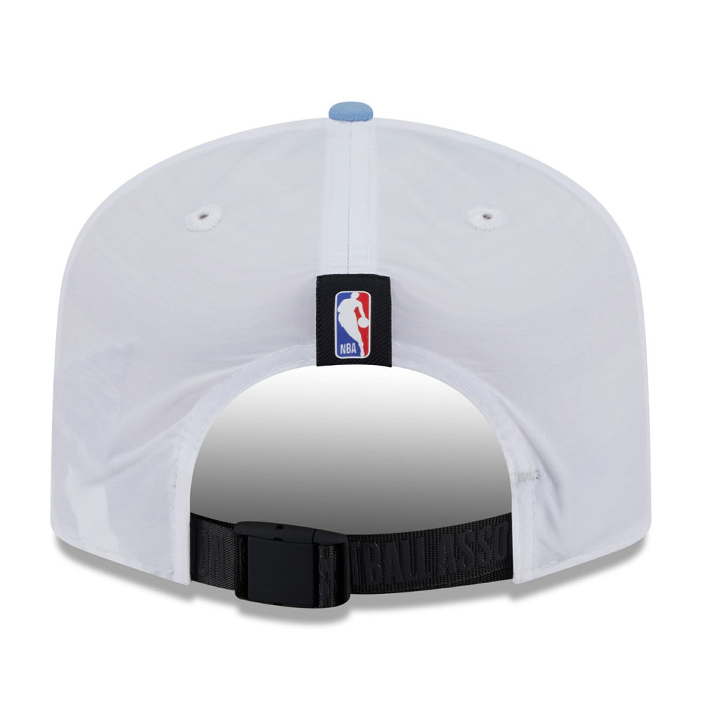 Memphis Grizzlies 2025 NBA Draft On-Stage Nylon 19TWENTY Adjustable Hat White/Light Blue
