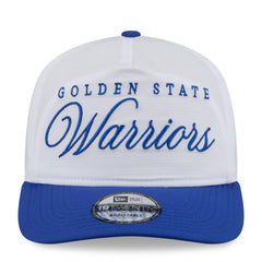 Golden State Warriors 2025 NBA Draft On-Stage Nylon 19TWENTY Adjustable Hat White/Royal