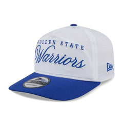 Golden State Warriors 2025 NBA Draft On-Stage Nylon 19TWENTY Adjustable Hat White/Royal