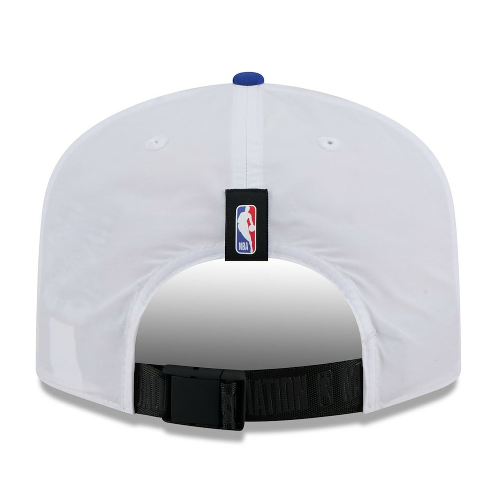 Golden State Warriors 2025 NBA Draft On-Stage Nylon 19TWENTY Adjustable Hat White/Royal