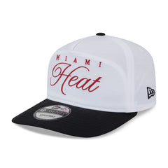 Miami Heat 2025 NBA Draft On-Stage Nylon 19TWENTY Adjustable Hat White/Black