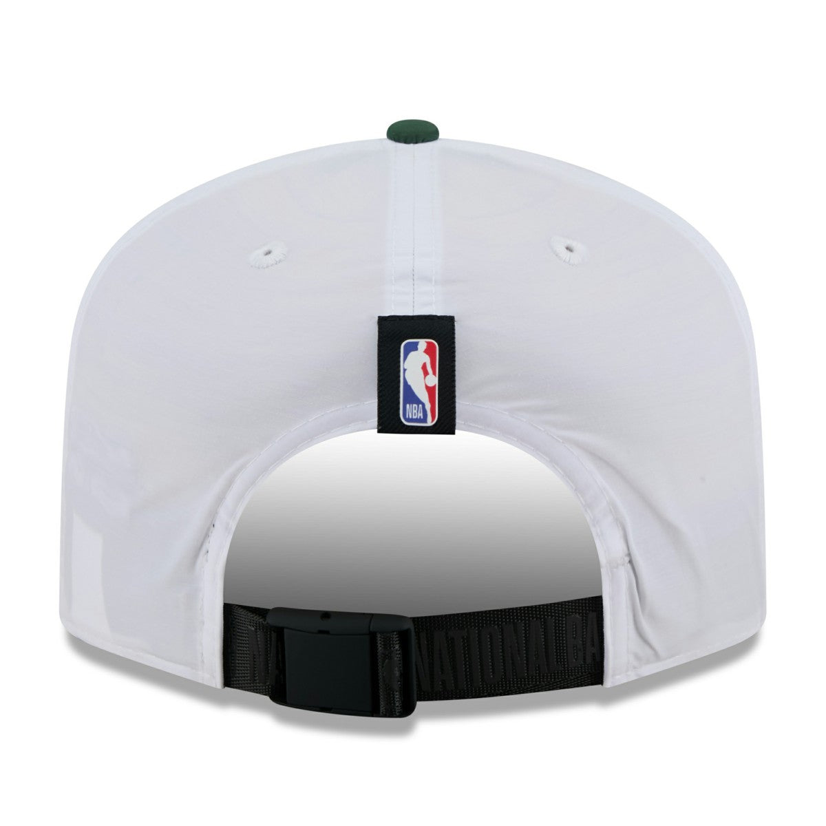 Milwaukee Bucks 2025 NBA Draft On-Stage Nylon 19TWENTY Adjustable Hat White/Hunter Green