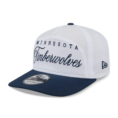 Minnesota Timberwolves 2025 NBA Draft On-Stage Nylon 19TWENTY Adjustable Hat White/Navy