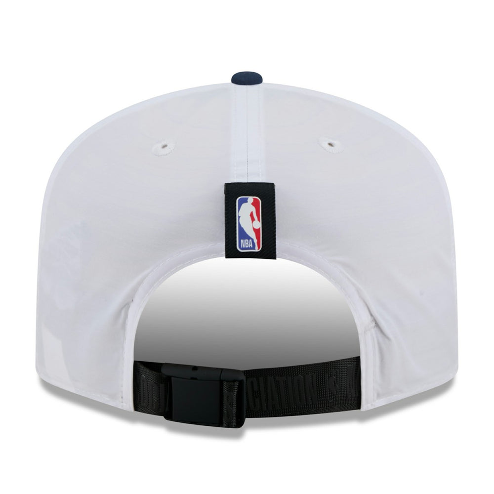 Minnesota Timberwolves 2025 NBA Draft On-Stage Nylon 19TWENTY Adjustable Hat White/Navy