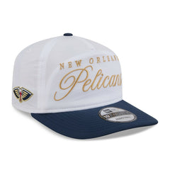 New Orleans Pelicans 2025 NBA Draft On-Stage Nylon 19TWENTY Adjustable Hat White/Navy