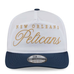 New Orleans Pelicans 2025 NBA Draft On-Stage Nylon 19TWENTY Adjustable Hat White/Navy