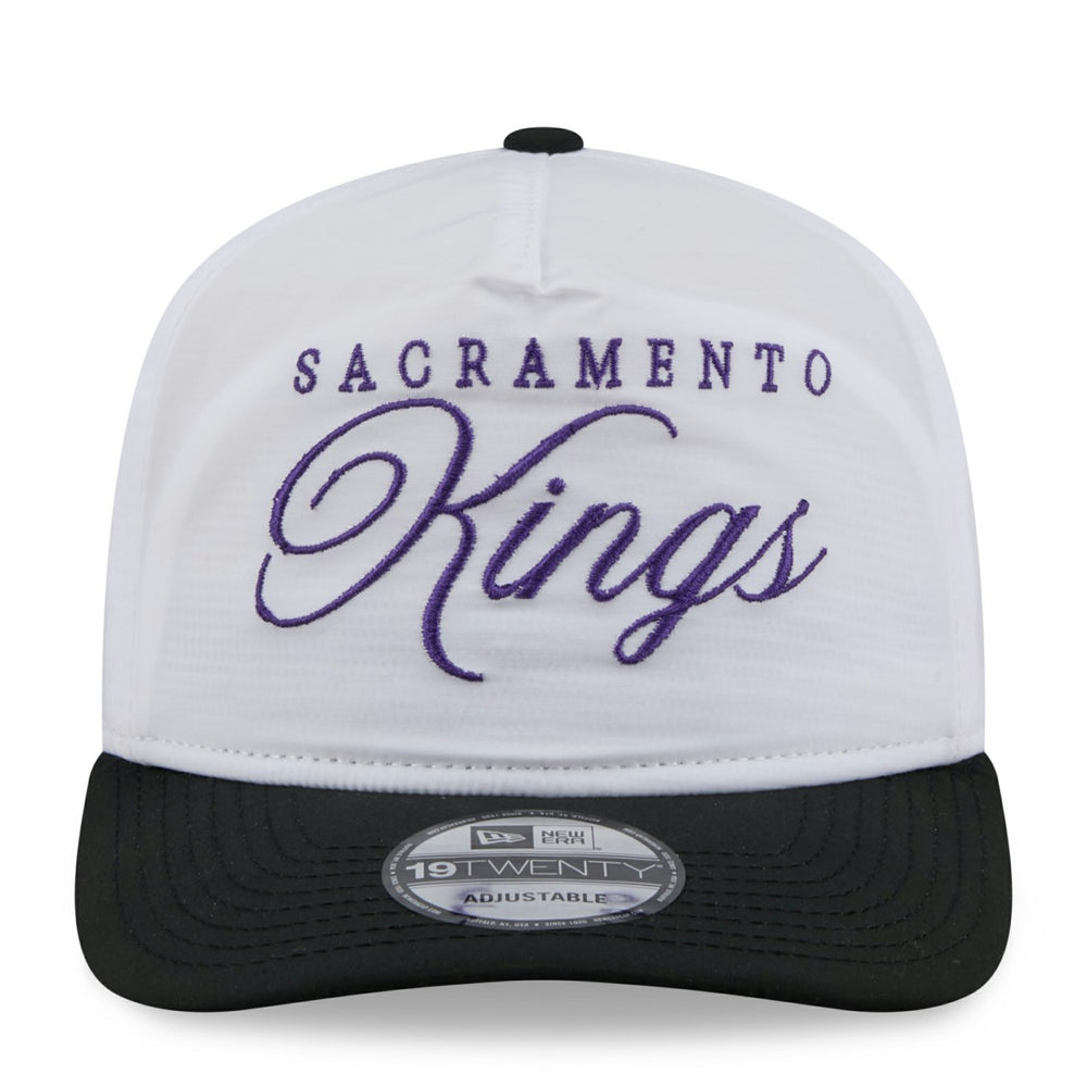 Sacramento Kings 2025 NBA Draft On-Stage Nylon 19TWENTY Adjustable Hat White/Black