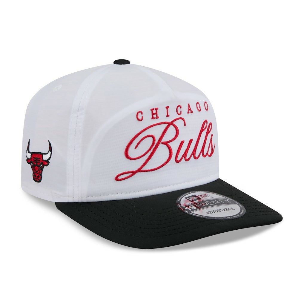 Chicago Bulls 2025 NBA Draft On-Stage Nylon 19TWENTY Adjustable Hat White/Black