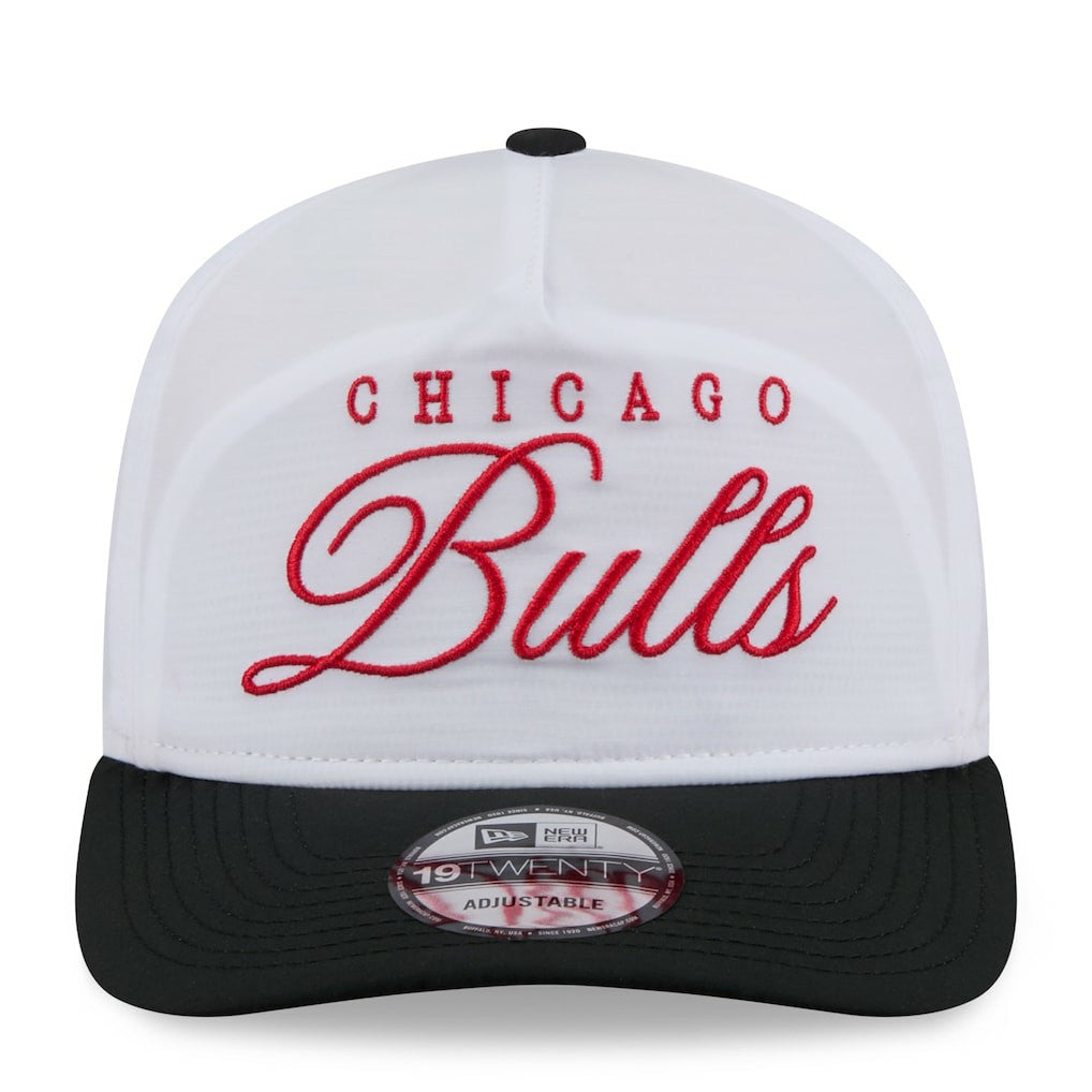 Chicago Bulls 2025 NBA Draft On-Stage Nylon 19TWENTY Adjustable Hat White/Black