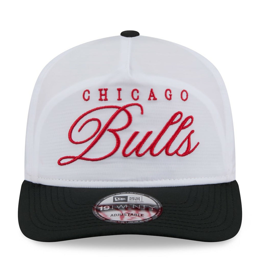 Chicago Bulls 2025 NBA Draft On-Stage Nylon 19TWENTY Adjustable Hat White/Black