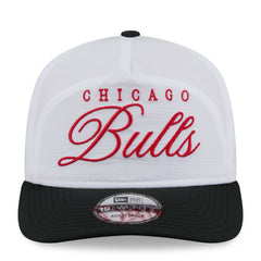 Chicago Bulls 2025 NBA Draft On-Stage Nylon 19TWENTY Adjustable Hat White/Black