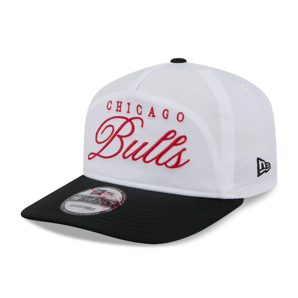 Chicago Bulls 2025 NBA Draft On-Stage Nylon 19TWENTY Adjustable Hat White/Black