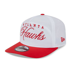 Atlanta Hawks 2025 NBA Draft On-Stage Nylon 19TWENTY Adjustable Hat White/Red