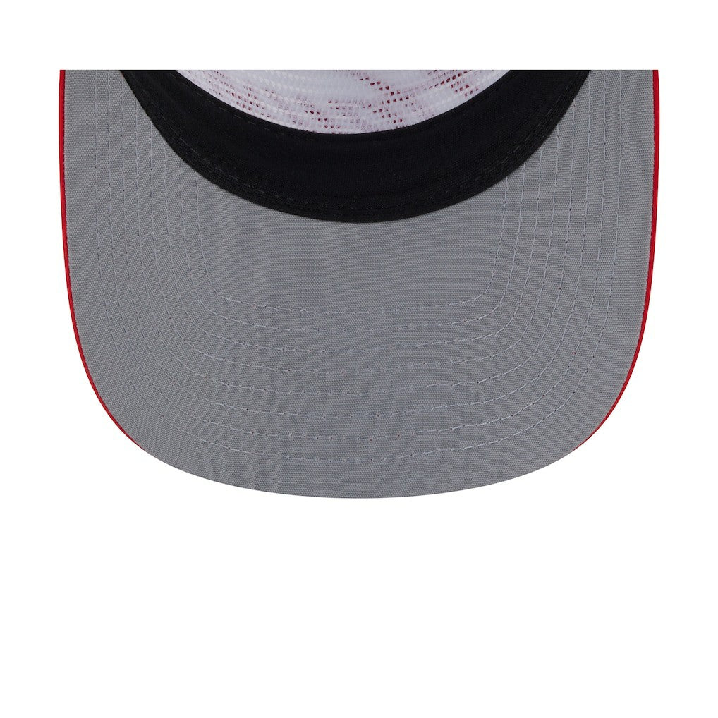 Atlanta Hawks 2025 NBA Draft On-Stage Nylon 19TWENTY Adjustable Hat White/Red
