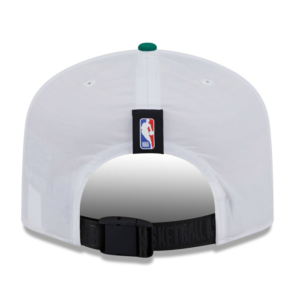 Boston Celtics 2025 NBA Draft On-Stage Nylon 19TWENTY Adjustable Hat White/Kelly Green
