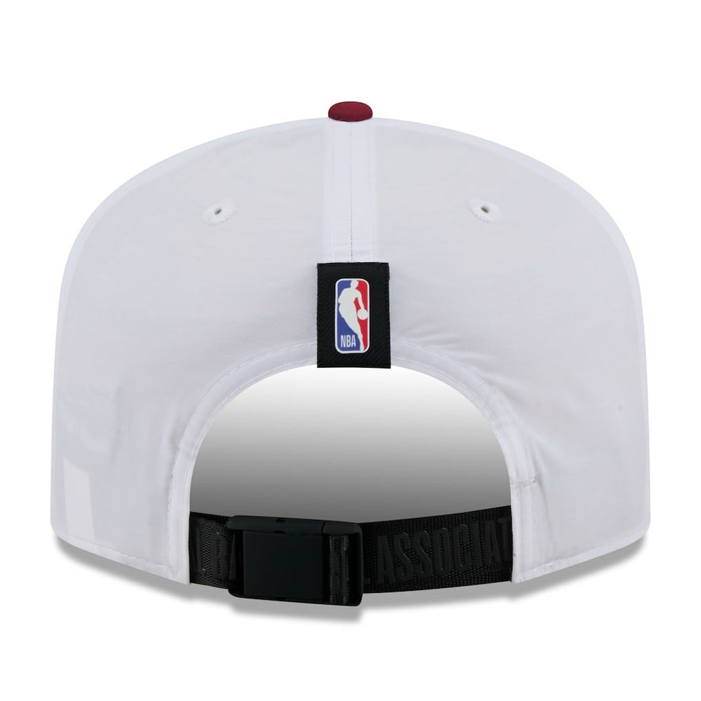 Cleveland Cavaliers 2025 NBA Draft On-Stage Nylon 19TWENTY Adjustable Hat White/Wine