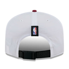 Cleveland Cavaliers 2025 NBA Draft On-Stage Nylon 19TWENTY Adjustable Hat White/Wine