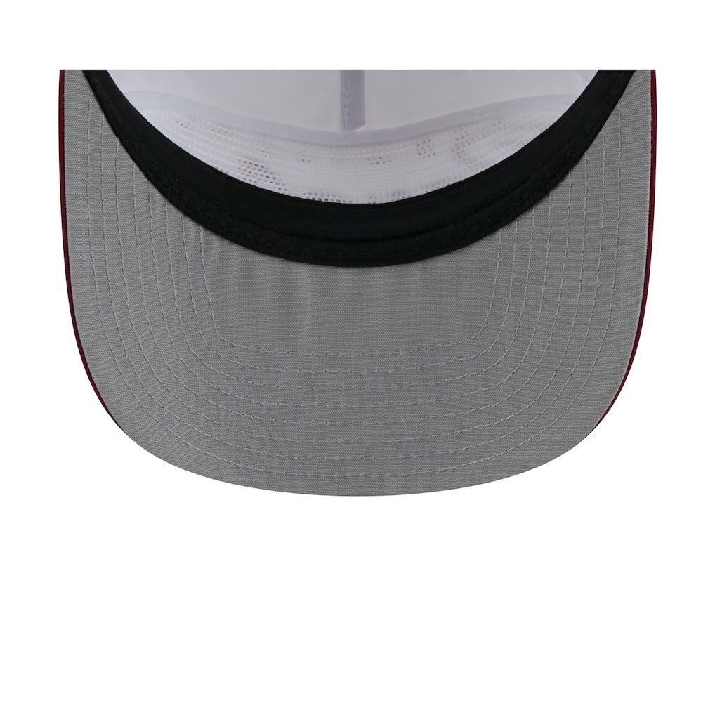 Cleveland Cavaliers 2025 NBA Draft On-Stage Nylon 19TWENTY Adjustable Hat White/Wine