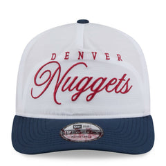 Denver Nuggets 2025 NBA Draft On-Stage Nylon 19TWENTY Adjustable Hat White/Navy