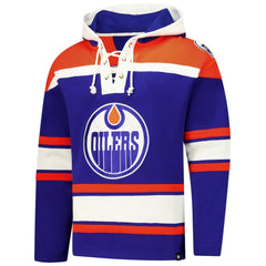 NHL Edmonton Oilers '47 Superior Lacer Hoodie - Royal