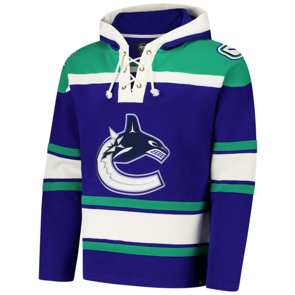 NHL Vancouver Canucks '47 Superior Lacer Hoodie - Royal