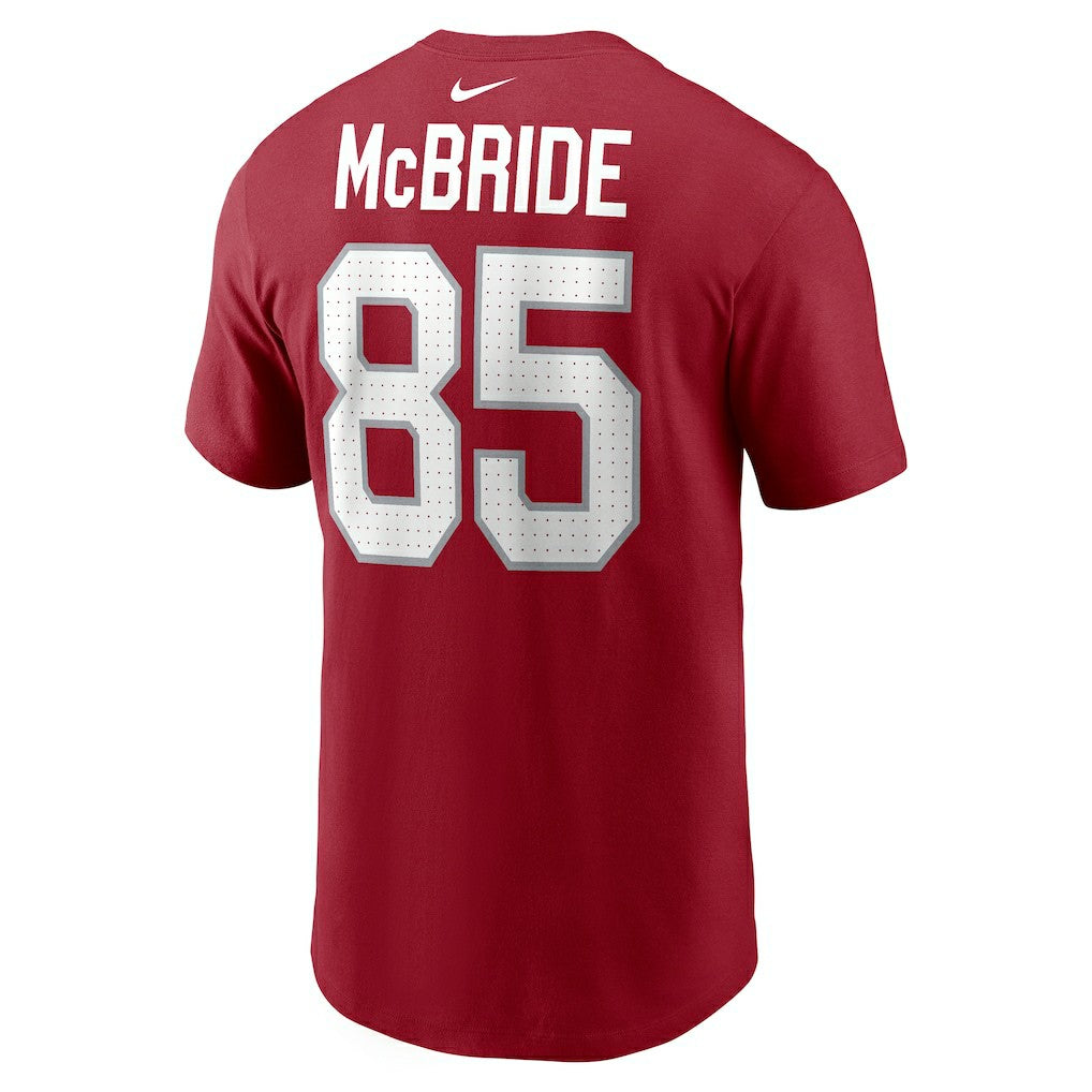 Trey McBride Arizona Cardinals Name & Number T-Shirt Cardinal