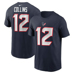 Nico Collins Houston Texans Name & Number T-Shirt Navy