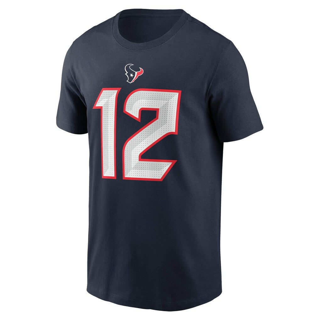 Nico Collins Houston Texans Name & Number T-Shirt Navy