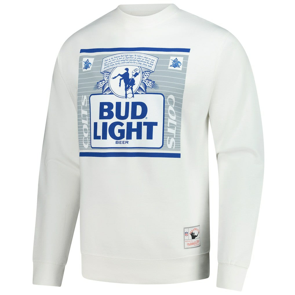 Indianapolis Colts x Bud Light The Crest Pullover Sweatshirt White