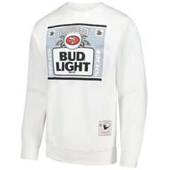 San Francisco 49ers x Bud Light The Crest Pullover Sweatshirt White